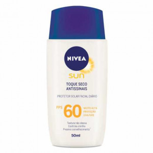 Nivea Sun FPS 60 Toque Seco Antissinais 50ml