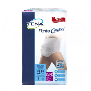 Roupa Íntima Tena Pants Confort G/XG 8 Unidades