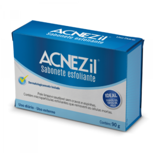 Acnezil Sabonete Esfoliante 90g 