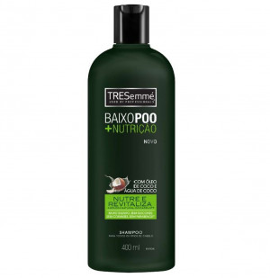 Shampoo Tresémme Baixo Poo + Nutrição 400ml