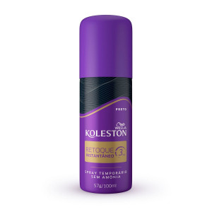 Spray Retoque Instantâneo Preto Koleston 100ml